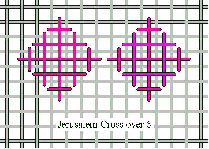 Jerusalem Cross over 6