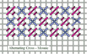 Alternating Cross & Mosaic