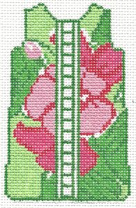 MS12A Green Shift Needlepoint