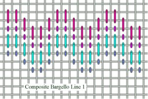 Composite Bargello Line 1