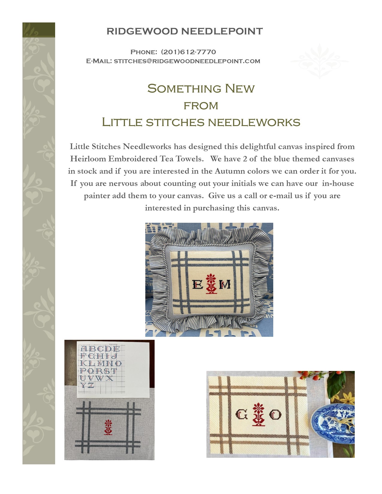 Little Stitches Needleworks – 11-9-21