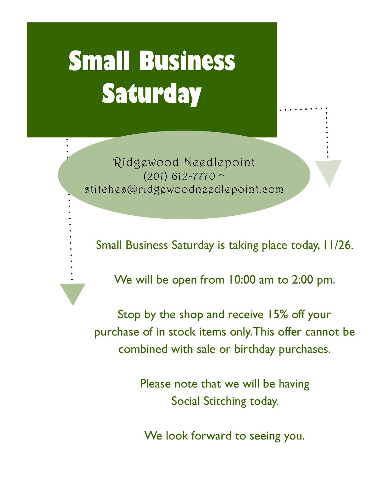 11-26-22 Small Business Sat.