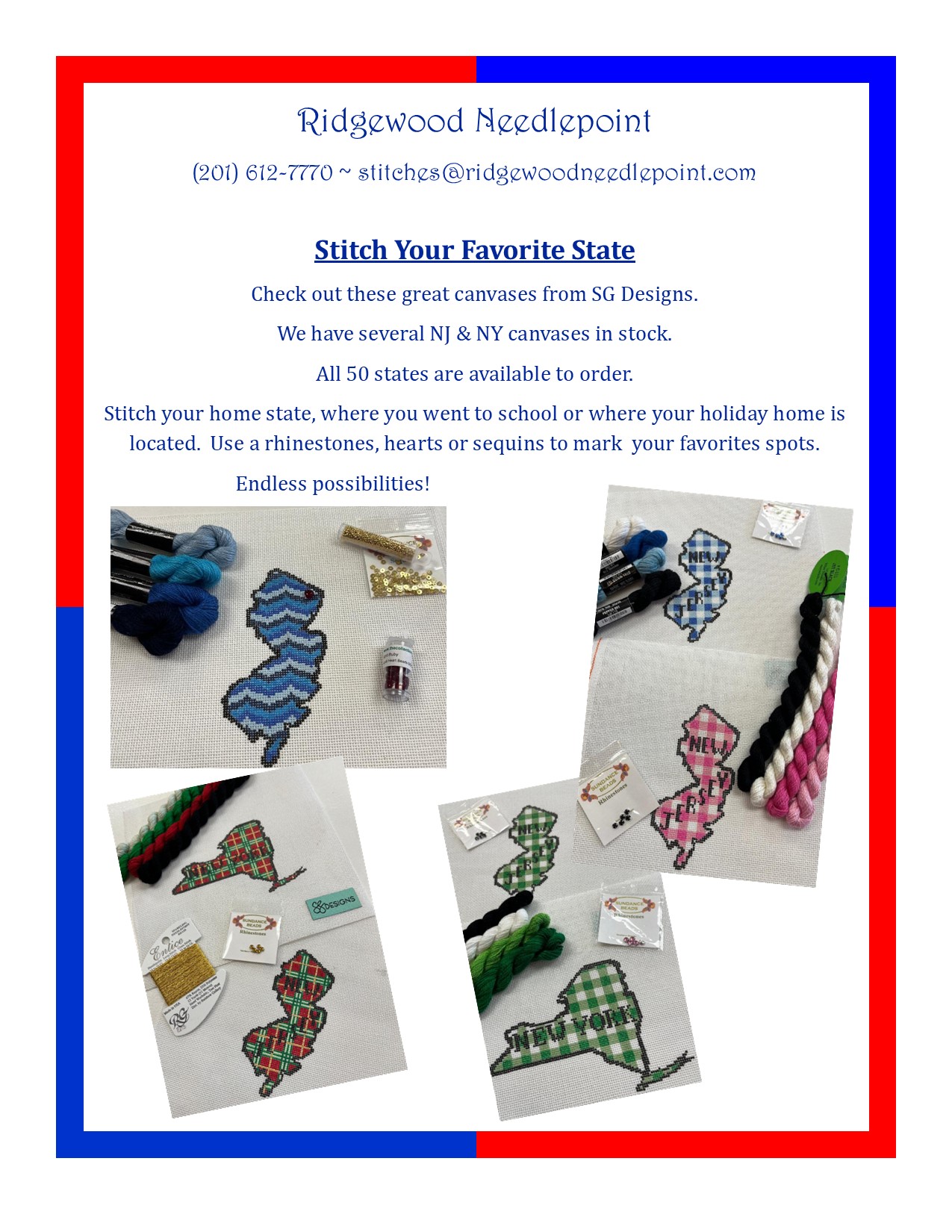 12-3-22 Stitch Your Favorite State