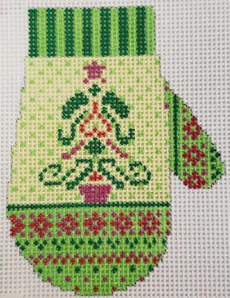 Penguin Ornament Cross Stitch Plastic Canvas Kit Needlepoint Laura