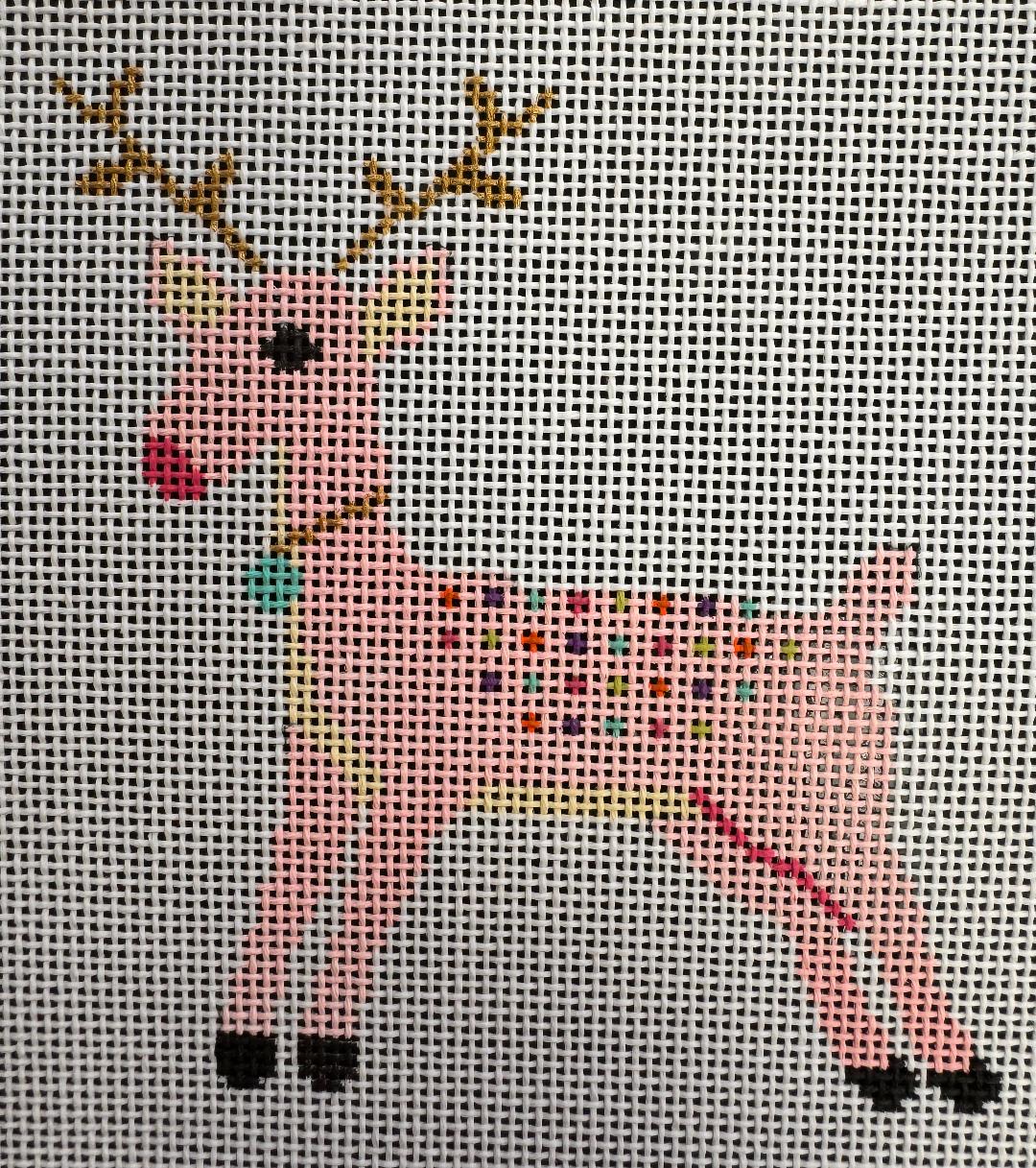 Stitch Rock Pink Reindeer